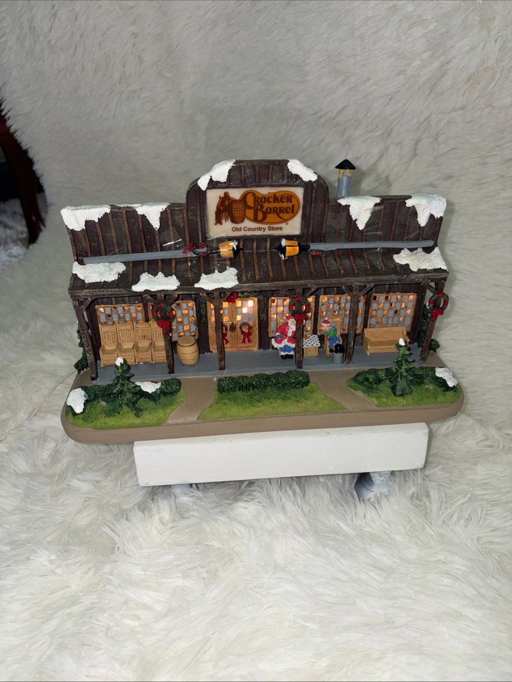Cracker Barrel Christmas Village Light-Up Old Country Store W/ Cord 2005 No Box